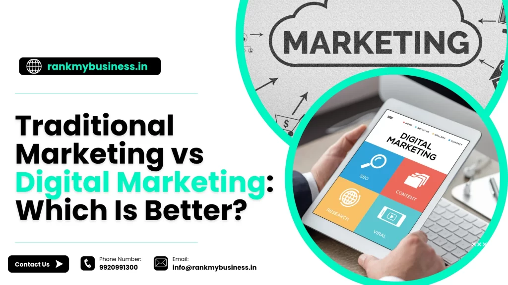 Traditional Marketing vs Digital Marketing
